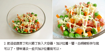 沙拉蛋皮煎餅做法2